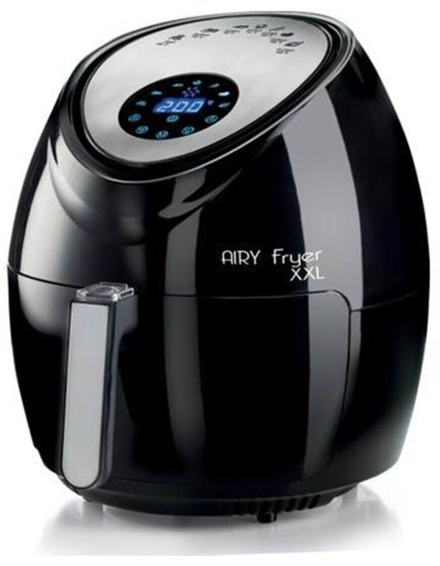 سرخ کن بدون روغن هوا پز آریته ایتالیا Ariete مدل Airy Fryer XXL 4618 | رنگ مشکی | ظرفیت ۵.۵ لیتر | توان ۱۸۰۰ وات | صفحه دیجیتال لمسی